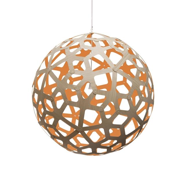 David Trubridge Coral Pendel ø120 Orange