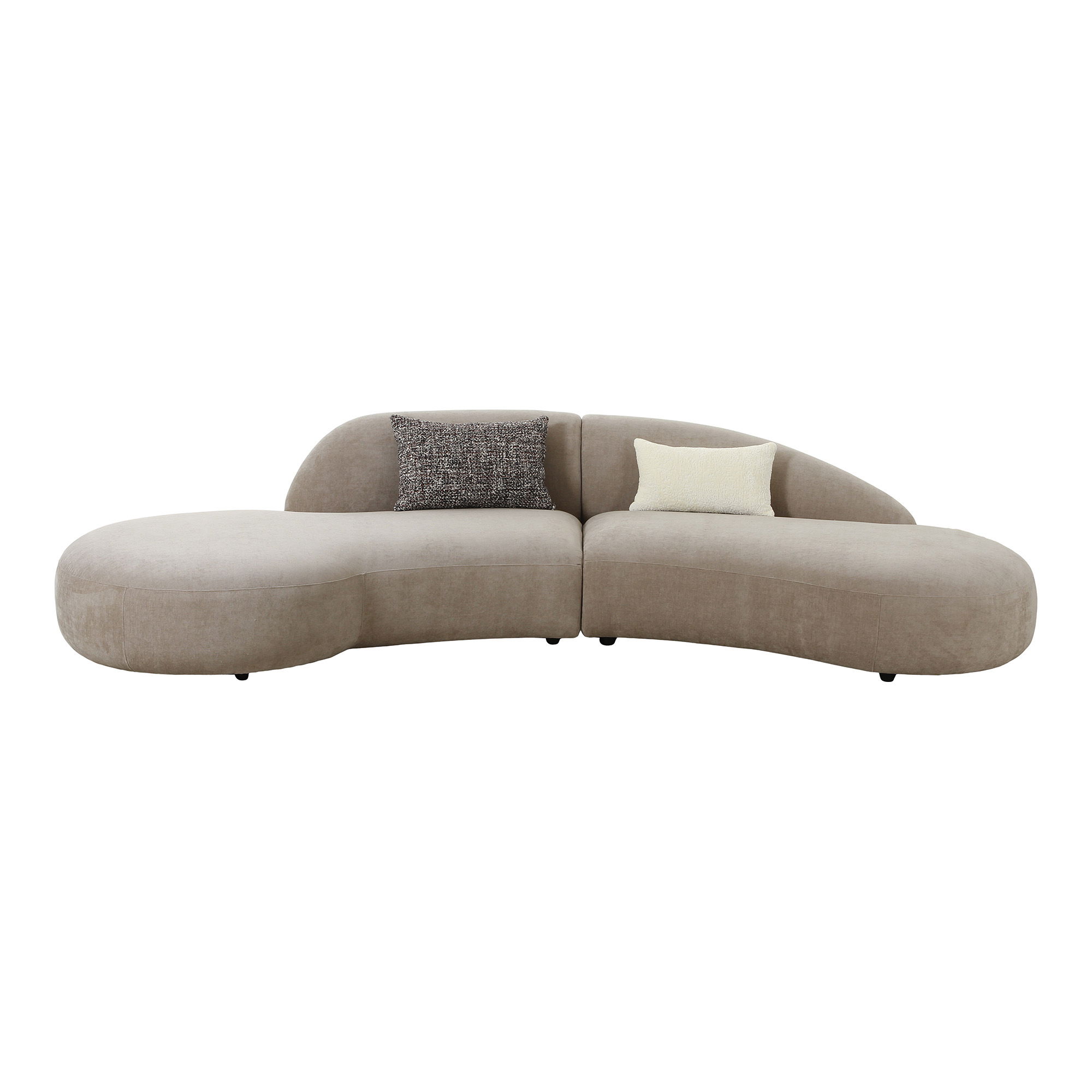 House Nordicâ Sofa Med   Puder  Chenille  Natur  Hn1256