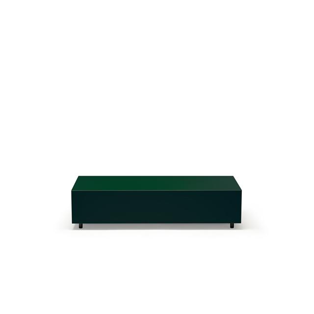 Established   Sons Bloc Sofabord Med Skuffe L120 Bright Bottle Green Pine Green Signal Green