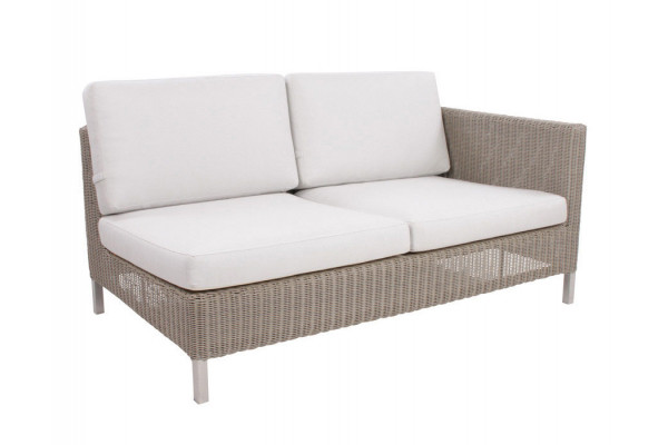 Cane-line Connect   Pers  Sofa   Hynder Venstre Taupe