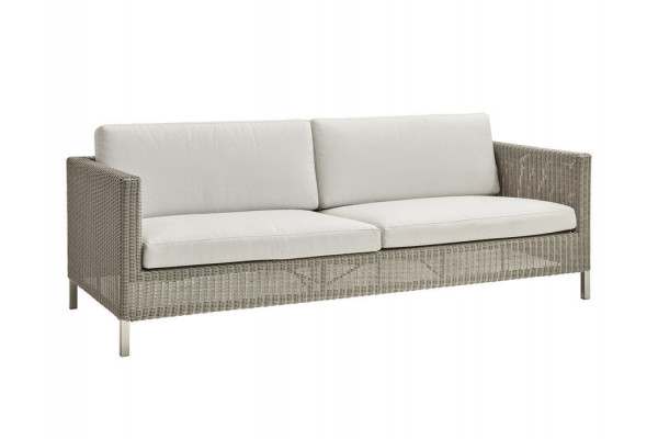 Cane-line Connect   Pers  Sofa   Hynder Taupe White