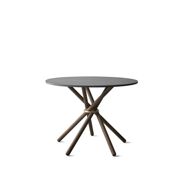Eberhart Hector 105 Spisebord Mørk Beton Mørk Egetræ