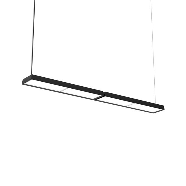 Louis Poulsen   Slim Pendel Dobbelt 3000k   Dali Sort