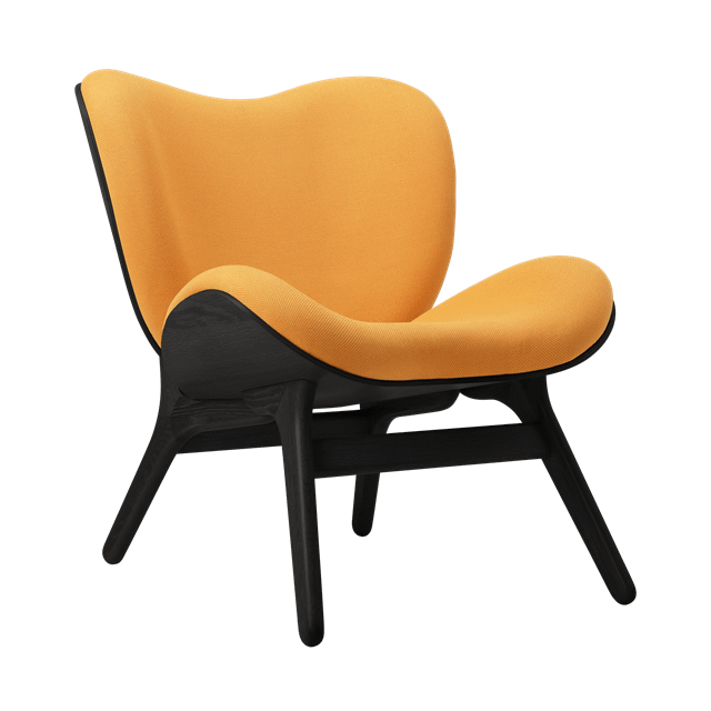 Umage   Conversation Piece Lænestol Sort Egetræ Tangerine