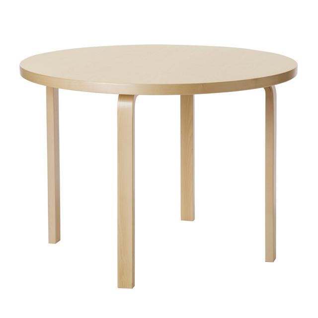 Artek Aalto 90a Rundt Bord Birk