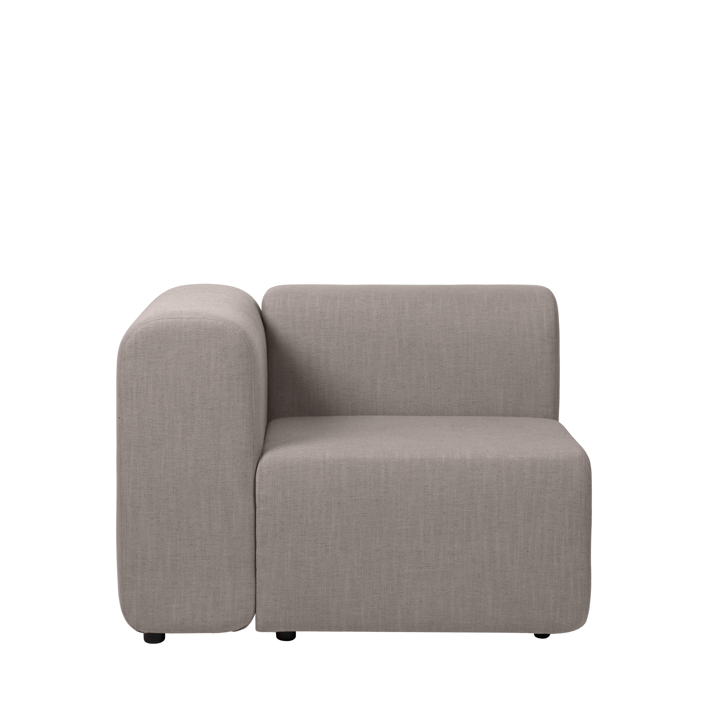 Broste Copenhagen Lagoon Modulsofa Højre Hjørnedel Latte Stof