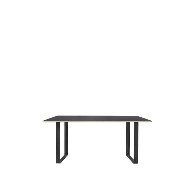 Muuto 70 70 Spisebord 170x85 Sort Linolium Sort