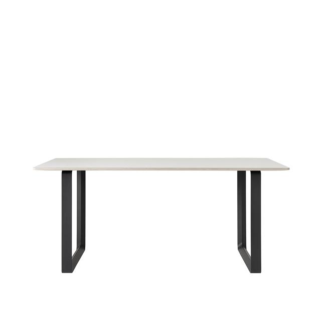 Muuto 70 70 Spisebord 170x85 Hvid Laminat Sort