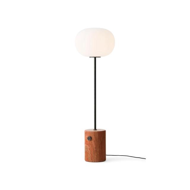 Audo Jwda Gulvlampe Rød Travertin