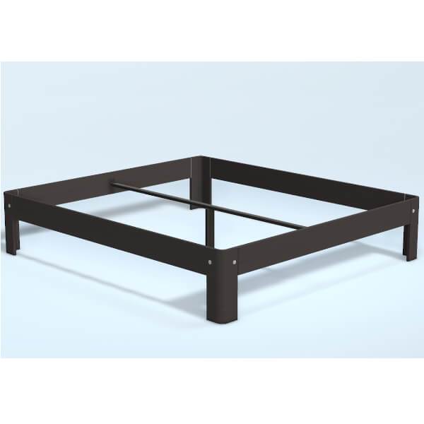 Auping Auronde Chocolate Brown Oak -dobbeltseng