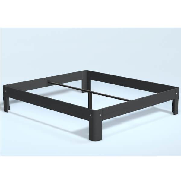 Auping Auronde Dark Blue Oak -dobbeltseng