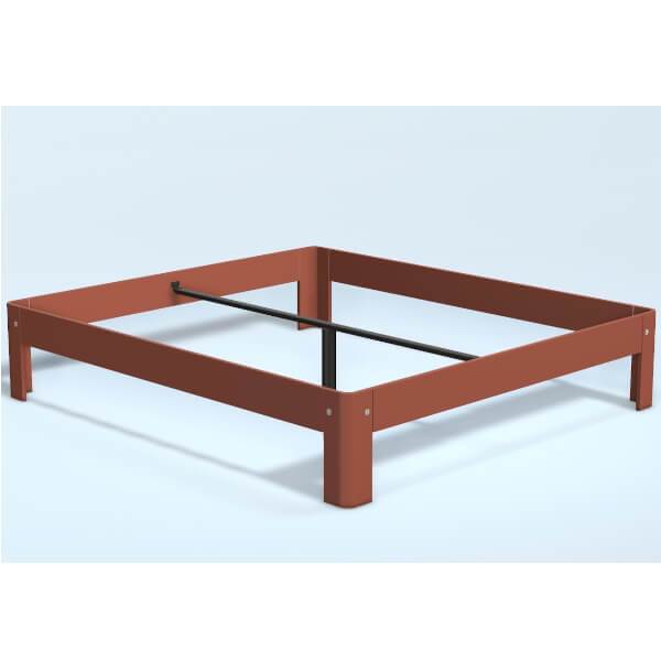 Auping Auronde Dusty Red 160x200    Lav Model