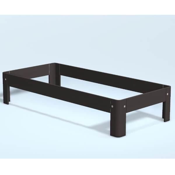 Auping Auronde Chocolate Brown Oak Enkeltseng