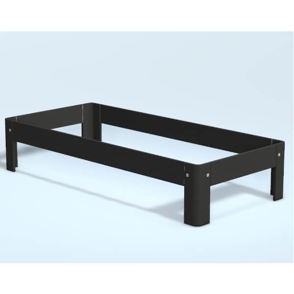 Auping Auronde Midnight Black Oak 90x200cm  Høj Model