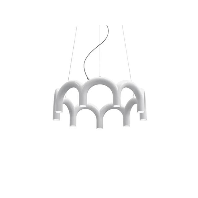 Oblure Arch Circle Pendel Hvid