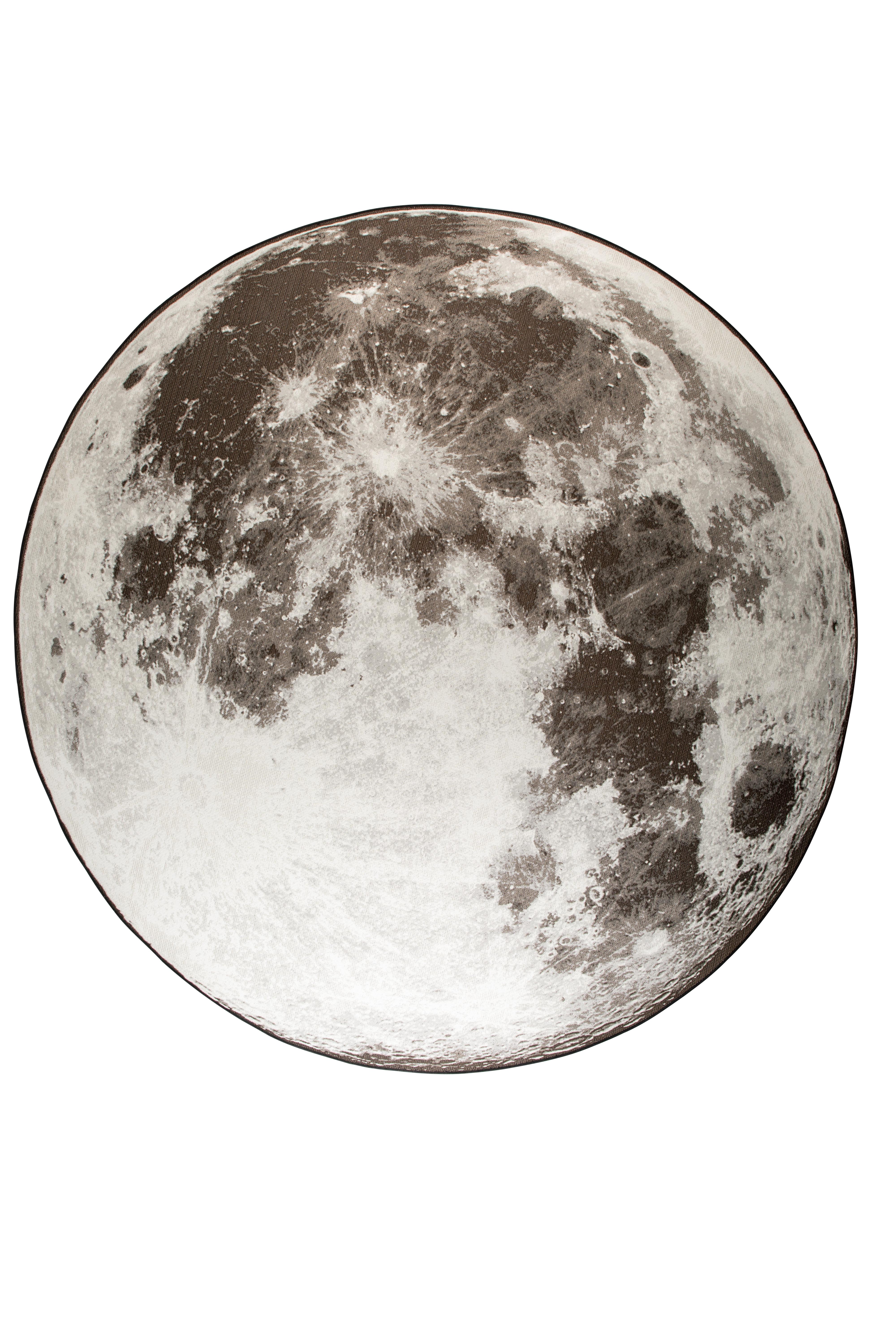 Zuiver Moon Udendørs Gulvtæppe     Mønster  Rund Stengrå Decolan  280