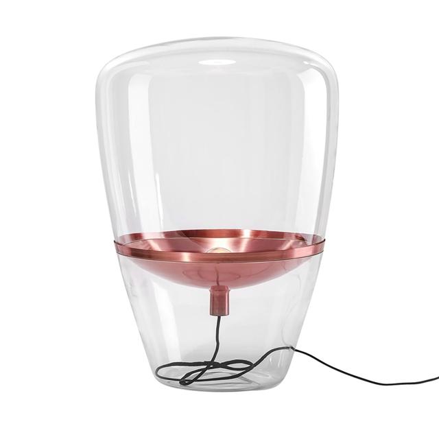 Brokis Balloons Stor Gulvlampe Klart Glas Kobber