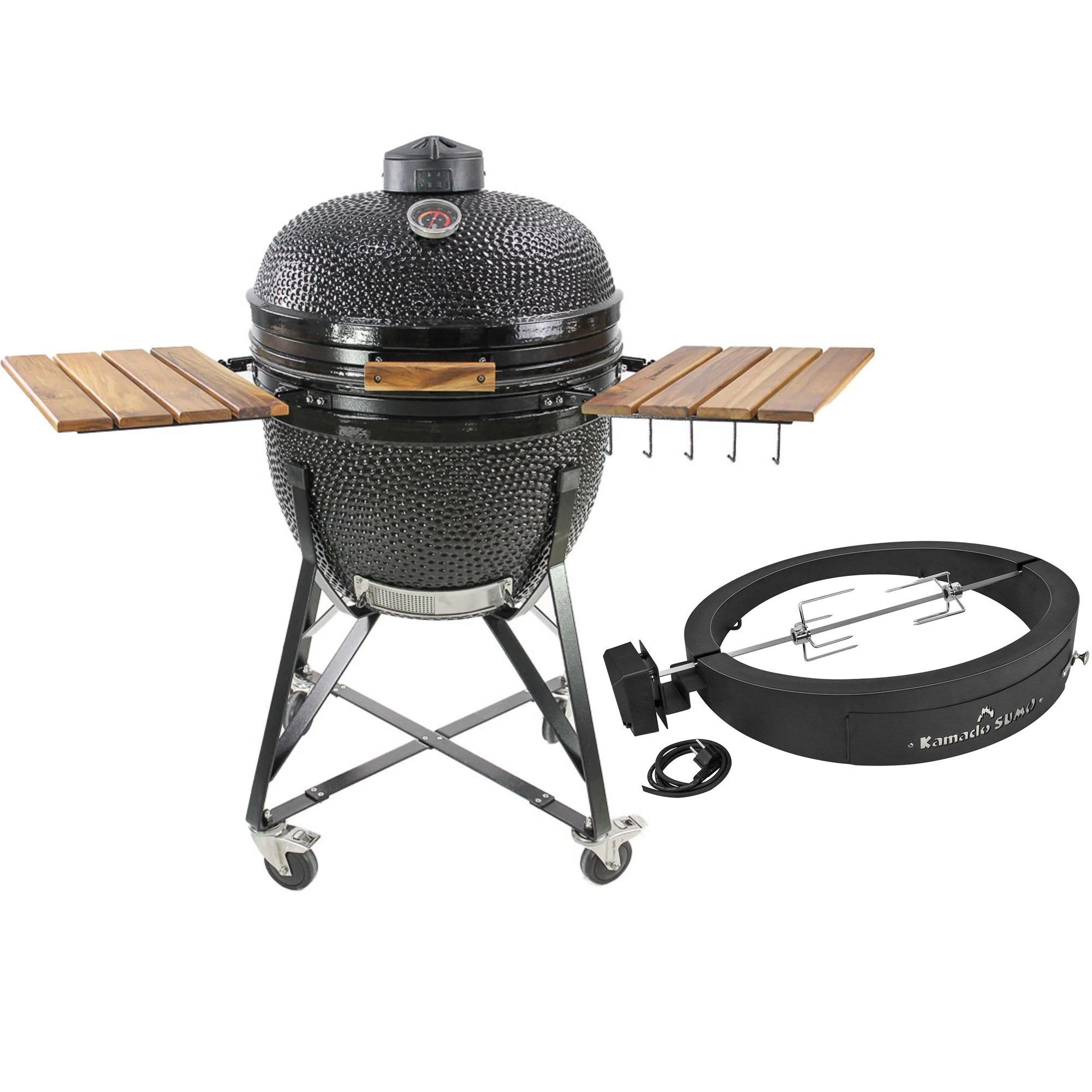 Maxi Kulgrill  Sort   Grillmesterens Rotisserie   Pizzaovn