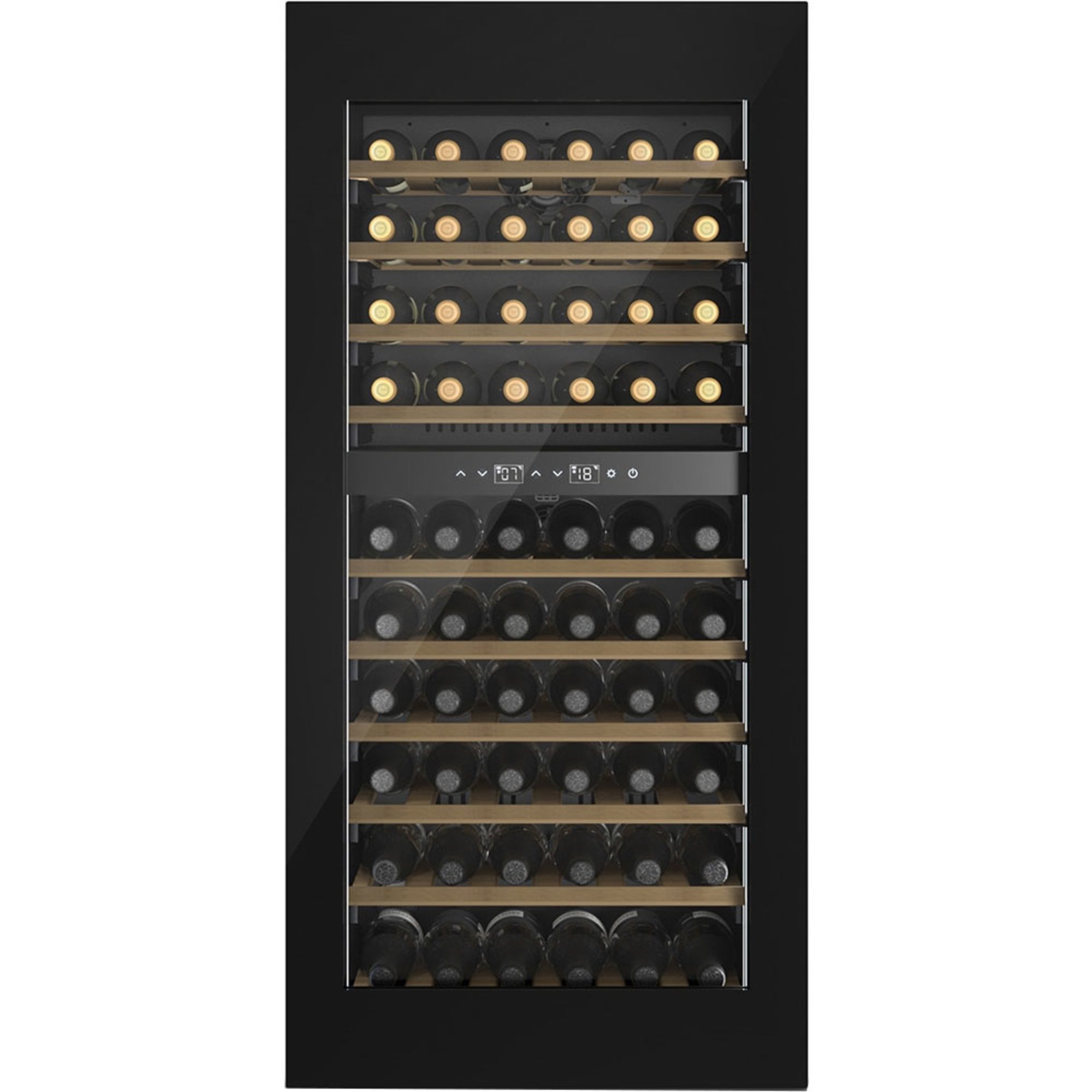 Winedeluxe   60 Vinkøleskab 60 Flasker  Sort