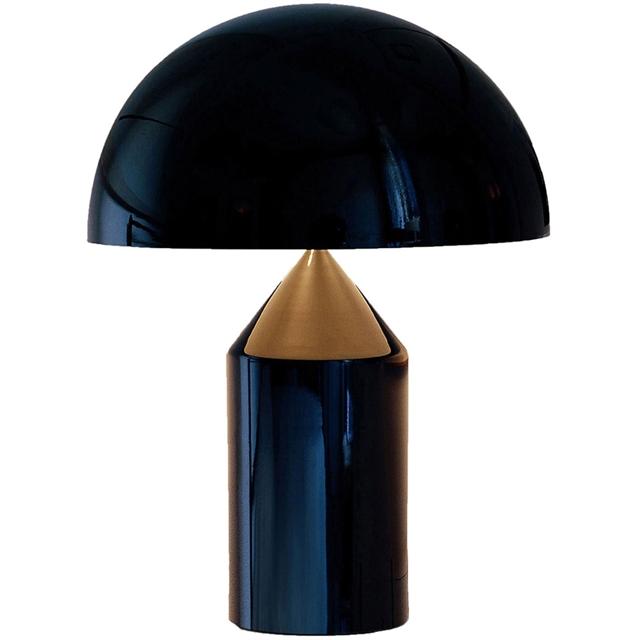 Oluce Atollo 233 Bordlampe 50   Sort