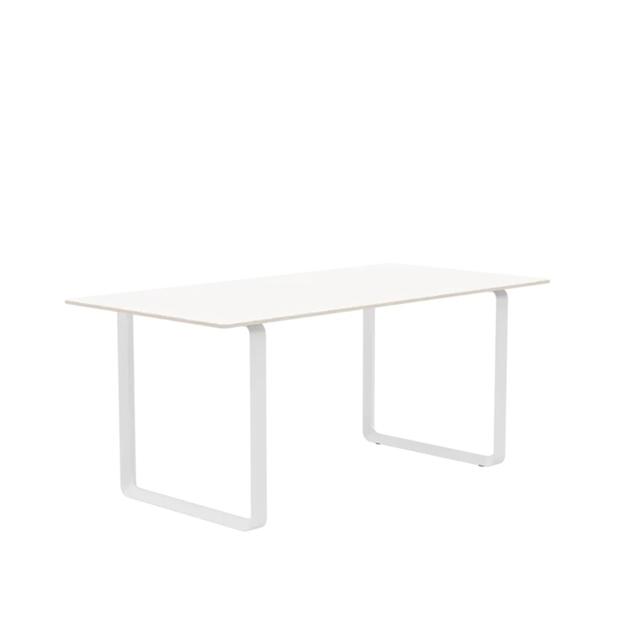 Muuto 70 70 Spisebord 170x85 Hvid Laminat Grå