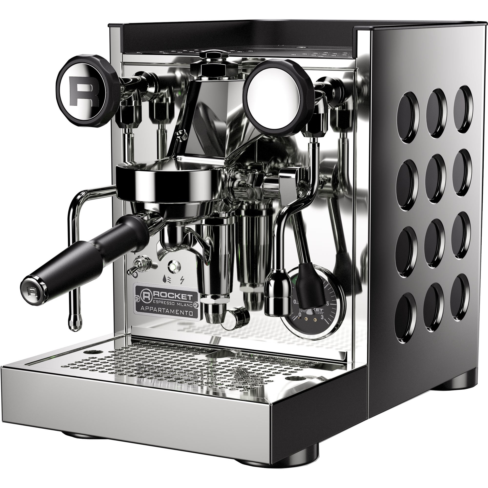 Appartamento Tca Espressomaskine  Krom Sort