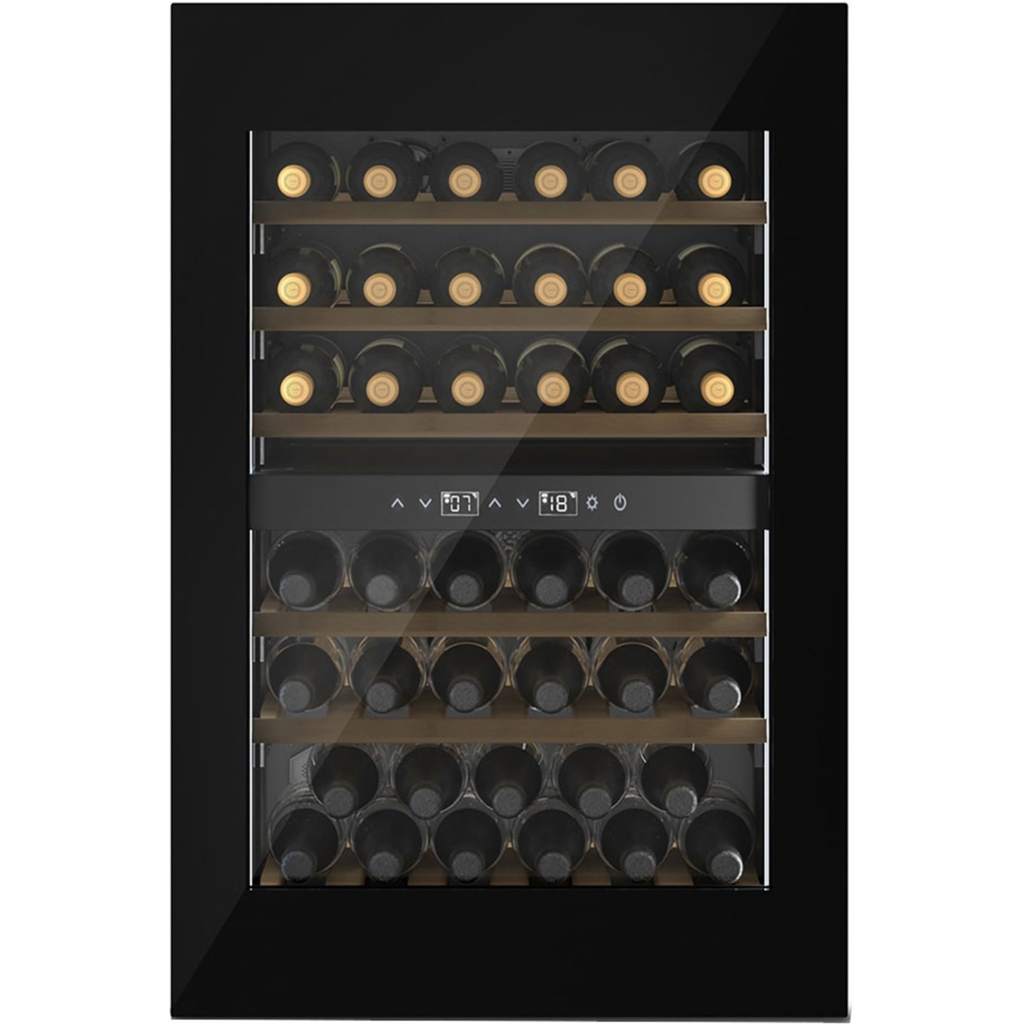 Winedeluxe   41 Vinkøleskab 41 Flasker  Sort