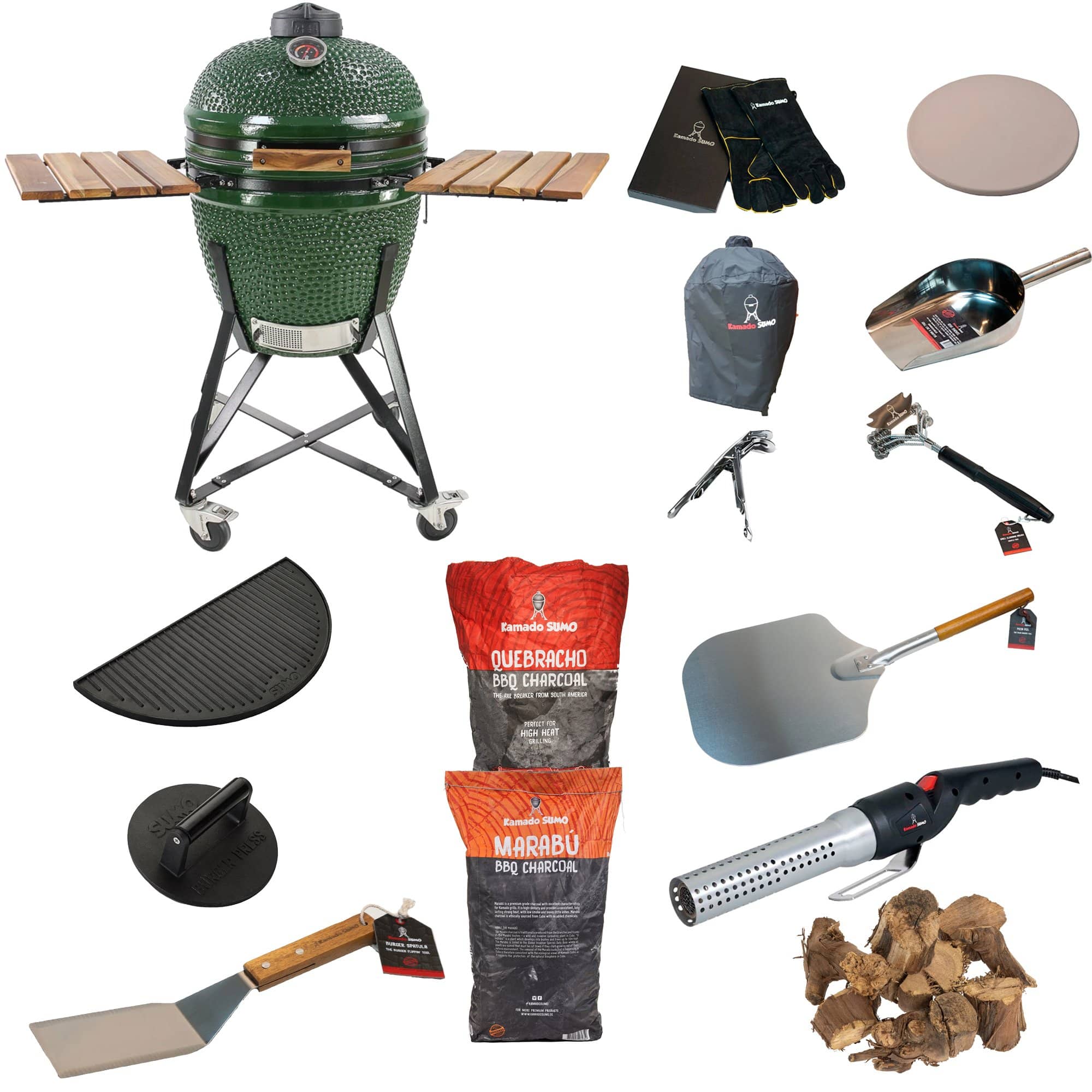Midi Stor Grillpakke  Grøn