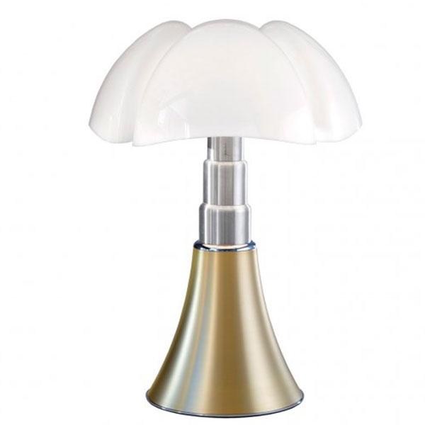 Martinelli Luce Pipistrello 1965 Bordlampe Messing