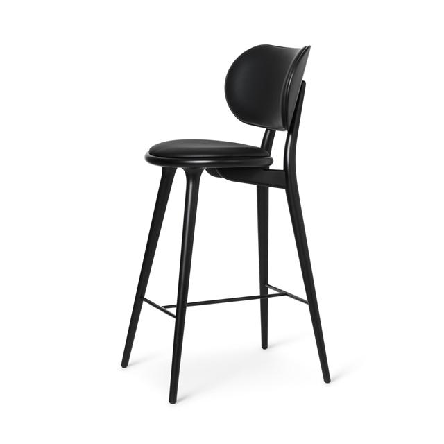 Mater The High Stool Barstol Med Ryg Sort Bøg 74