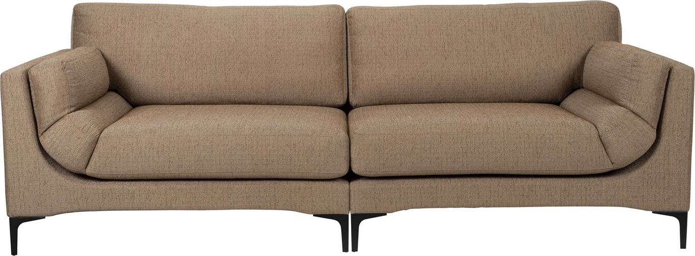 Balcony   -personers Sofa  Brungrå  Stof   : 99    : 85    : 256