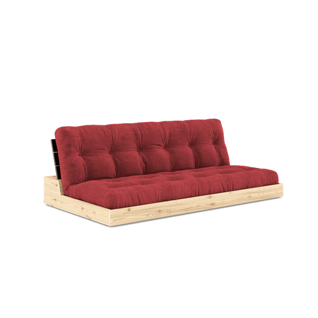 Karup Design Base Sovesofa Med  -lags Madras Black Night Ruby Red