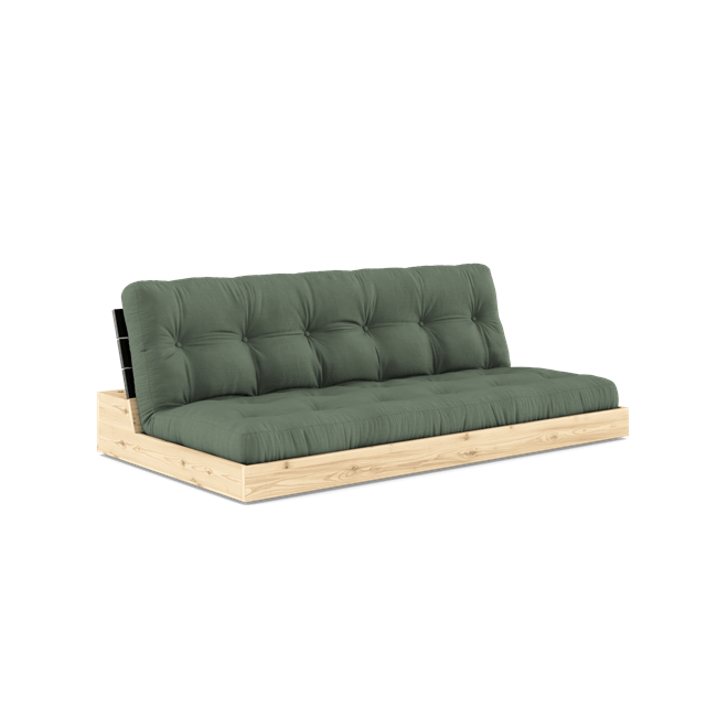 Karup Design Base Sovesofa Med  -lags Madras Black Night Oliven Grøn
