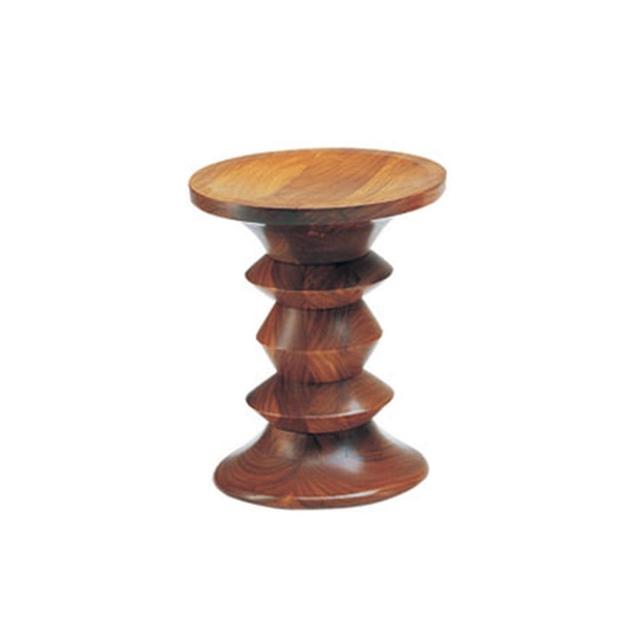 Vitra Stool Model   Skammel Solid Valnød