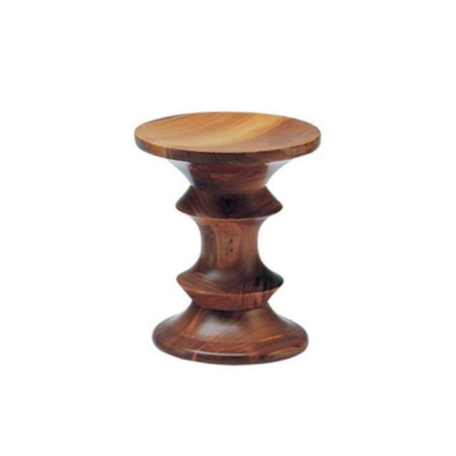 Vitra Stool Model   Skammel Solid Valnød