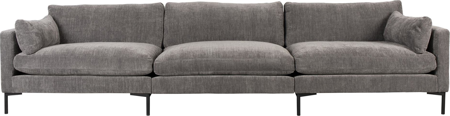 -personers Sofa Zuiver Summer Mørkegrå Stof B335